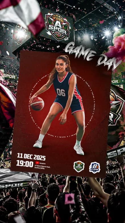 Game Day · Story (12-08) şablon önizlemesi