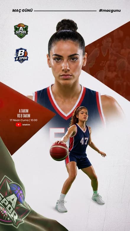 Maç Günü · Story (18-08) şablon önizlemesi